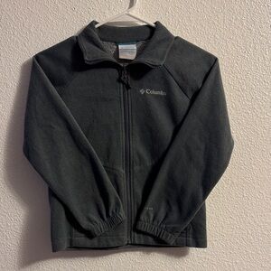 Columbia Charcoal Fleece Jacket Child Small